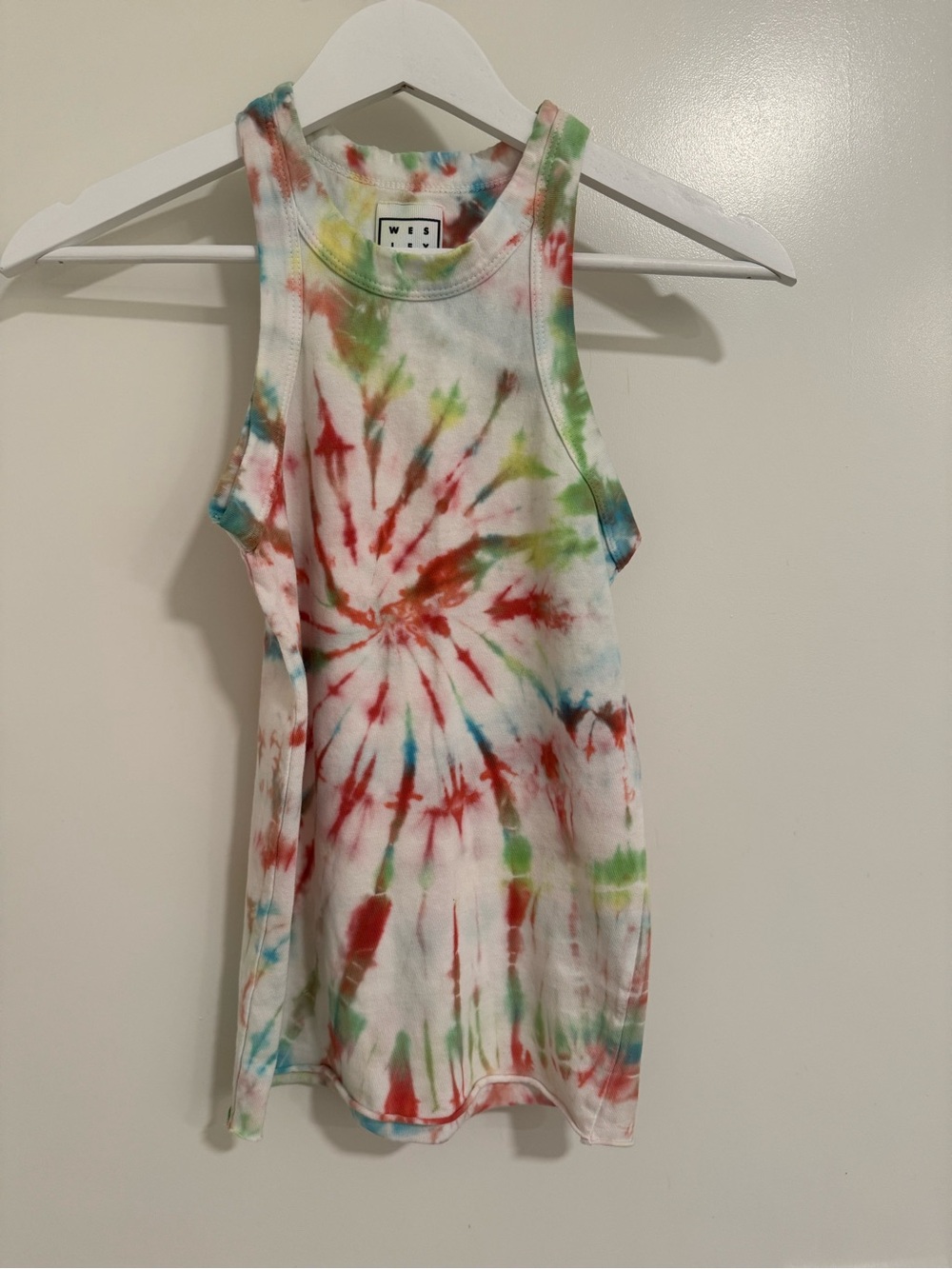 NWOT Wesley by Bandier tie dye tank top